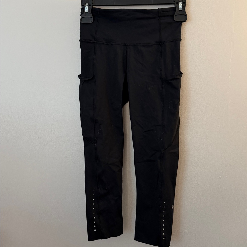 Lululemon Athletica Black Cropped Pants